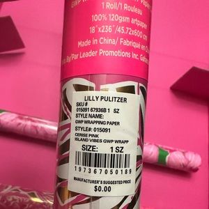 Lilly Pulitzer wrapping paper - 1 role